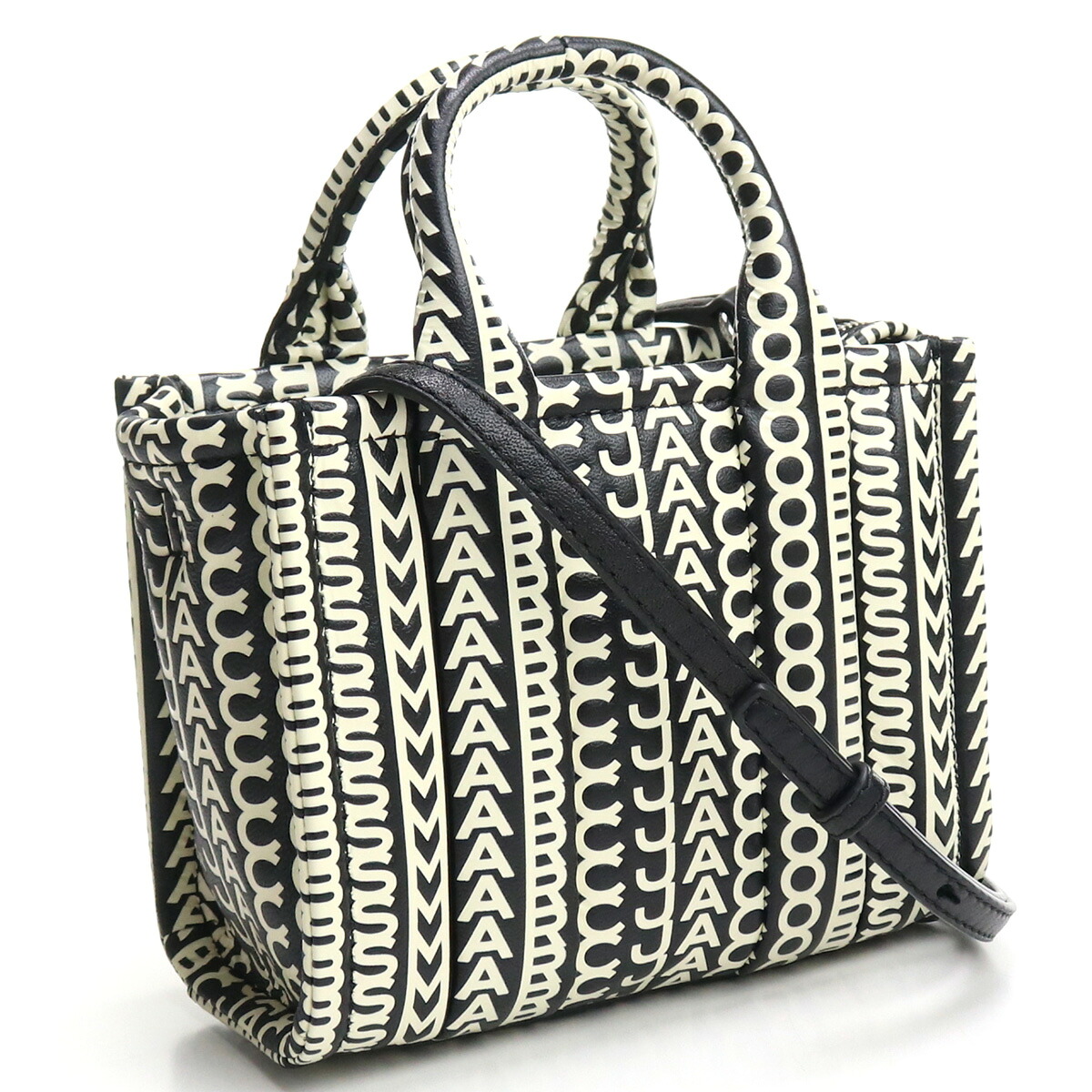 MARC JACOBS マークジェイコブス THE MICRO TOTE トートバッグ ショルダーバッグ H052L03FA22 005 レディース ブラック｜Tricolore ［トリコローレ］