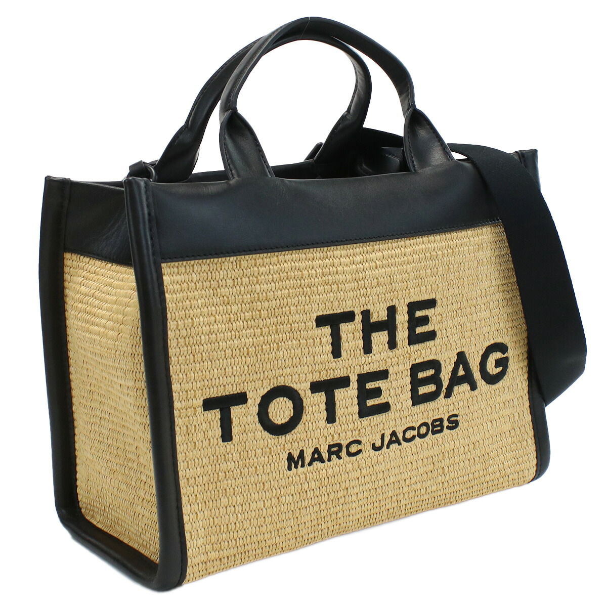 MARC JACOBS マークジェイコブス ミディアム トートバッグ THE STRAW TOTE 2P3HTT014H02 255 NATURAL レディース｜Tricolore ［トリコローレ］