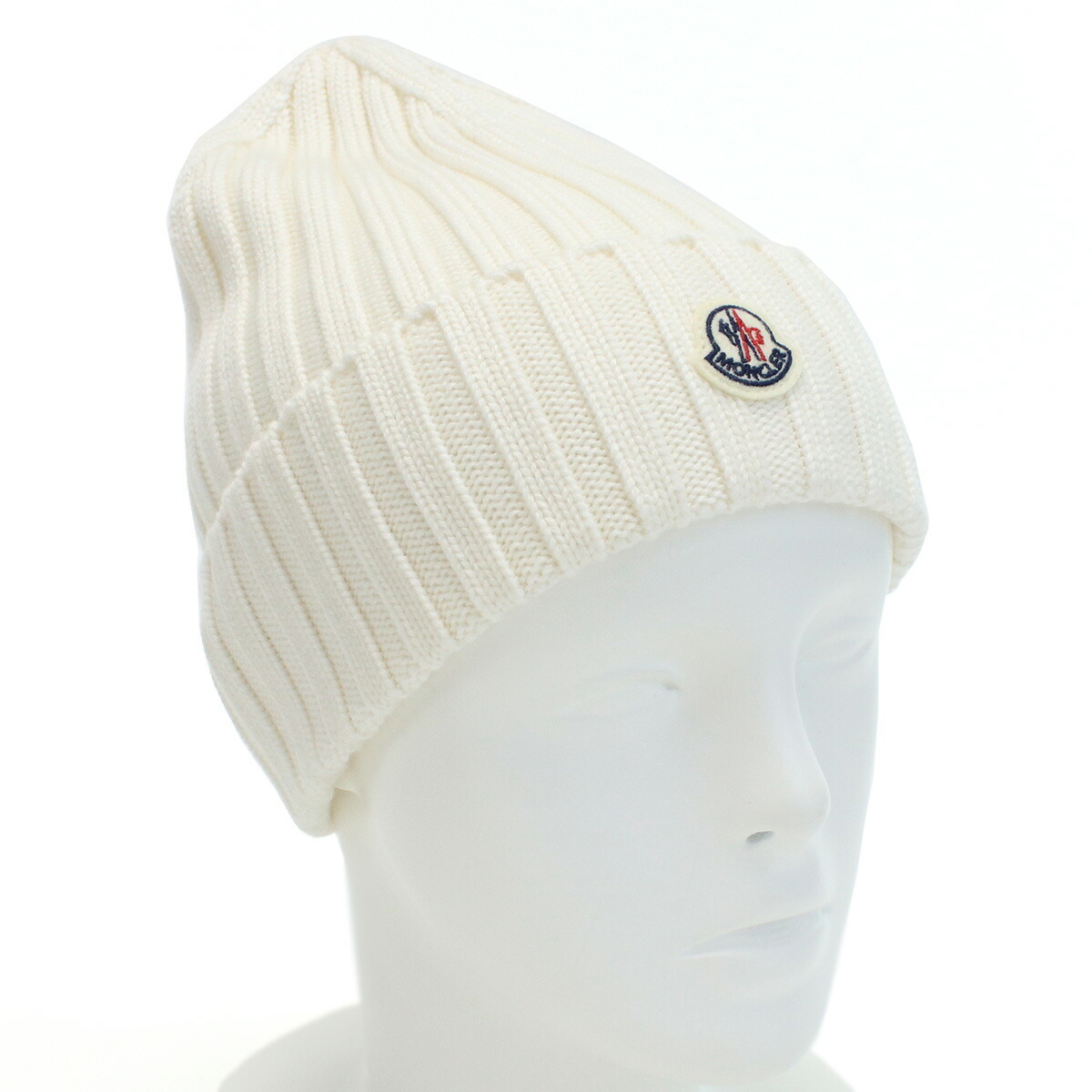 373　MONCLER モンクレール　キッズLサイズ　アイボリー ニット帽 373様専用 MONCLER モンクレール キッズLサイズ アイボリー
