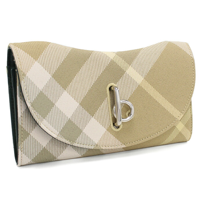 【夏セール】BURBERRY バーバリー 長財布三折小銭入付き 8081786 A374 レディース ベージュ｜Tricolore ［トリコローレ］