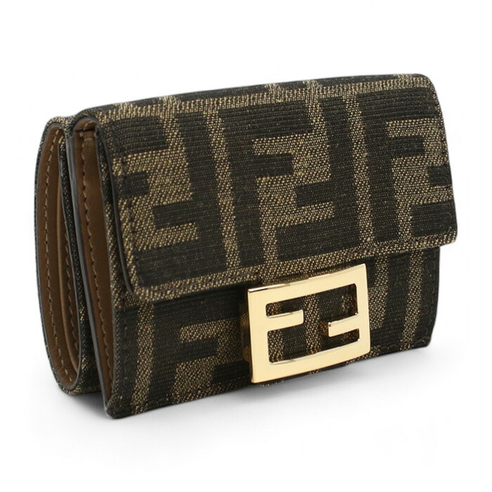 FENDI フェンディ 三折財布小銭入付き 8M0395 A98P F0A6E レディース ブラウン