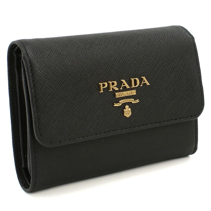 PRADA プラダ　長財布　折り財布　ビジュー　ブラック　黒 楽天市場】【財布】PRADA プラダ ラウンドファスナー長財布