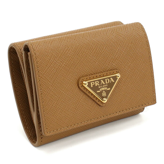 美品✨PRADA フィオッコ　サフィアーノ　メタルロゴ　ベージュ　レディース 楽天市場】【新品】 プラダ 長財布 ジップアラウンドウォレット