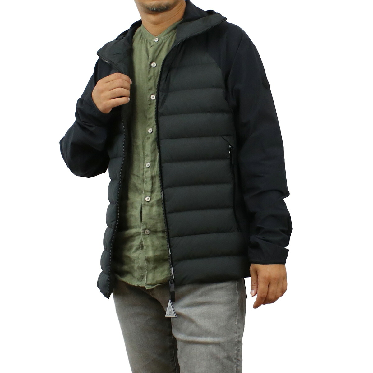 MONCLER モンクレール ダウンジャケット 1A00033 596IU 999 メンズ ブラック｜Tricolore ［トリコローレ］