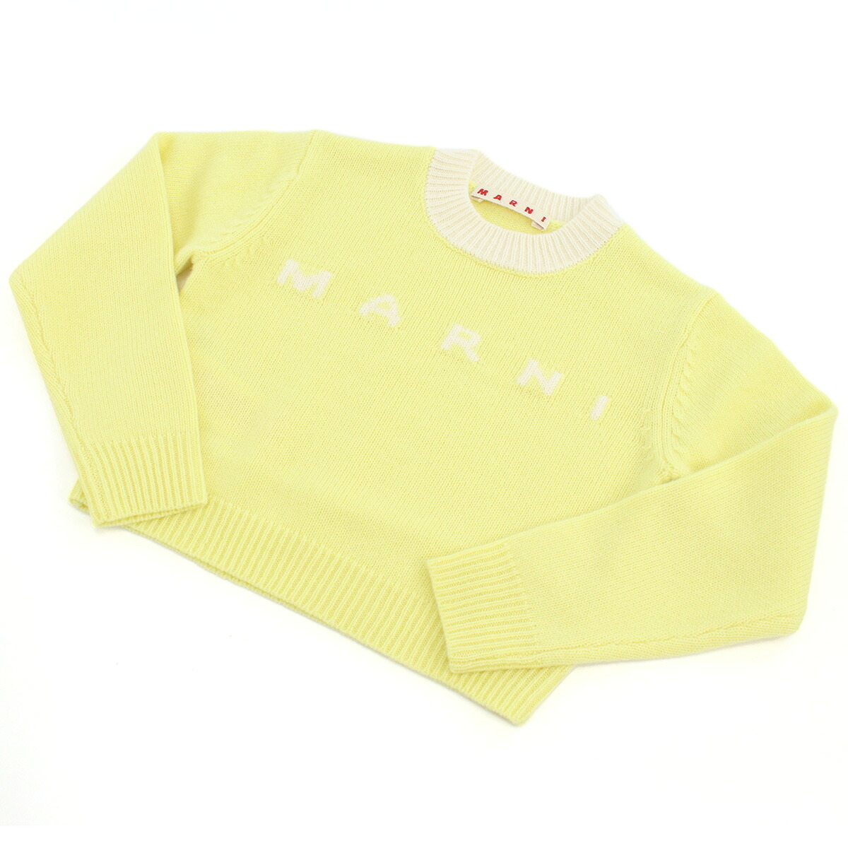 MARNI マルニ ロゴ ニット M00623 M00ML 0M215 ベビー キッズ イエロー 大人もOK｜Tricolore ［トリコローレ］