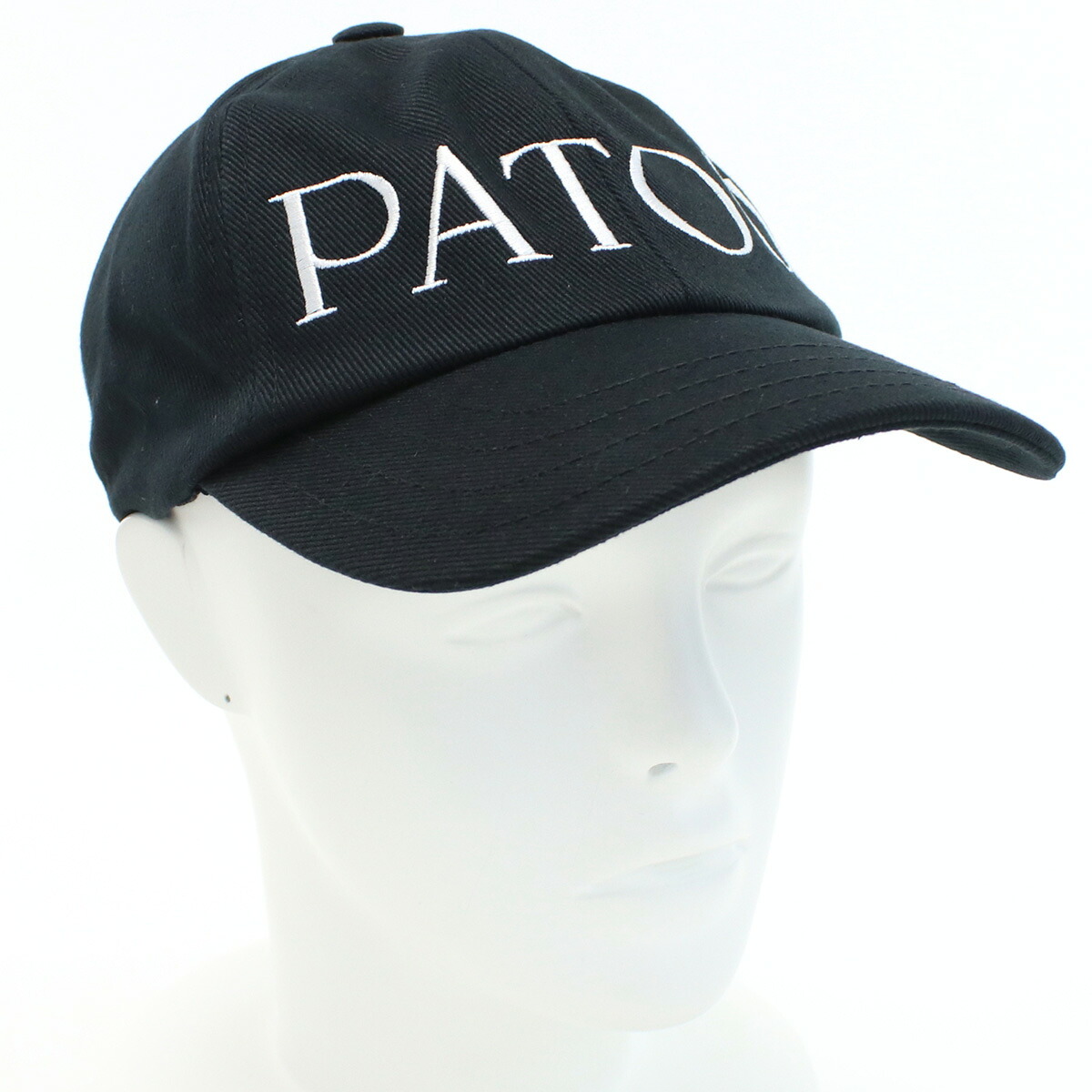 【夏セール】PATOU パトゥ キャップ AC0400132 999B ユニセックス ブラック｜Tricolore ［トリコローレ］