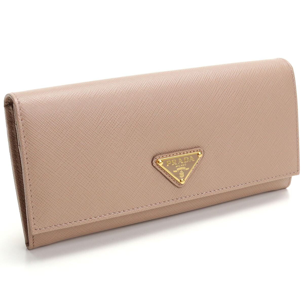PRADA プラダ サフィアーノトライアングル 長財布 1MH132 QHH F0236 レディース ピンク｜Tricolore ［トリコローレ］ 138,000円