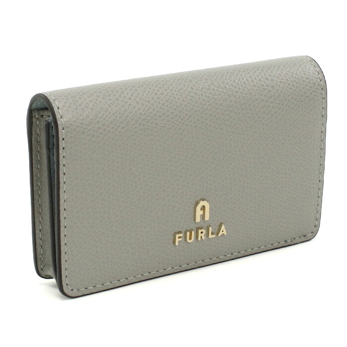 FURLA フルラ 名刺入れ カードケース WP00408 ARE000 4060Ｓ CAMELIA レディース グレー