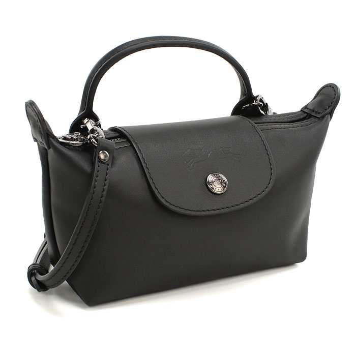 Longchamp ロンシャン ル プリアージュ エクストラ XS ポーチ ハンドバッグ 34205 987 001 レディース ブラック