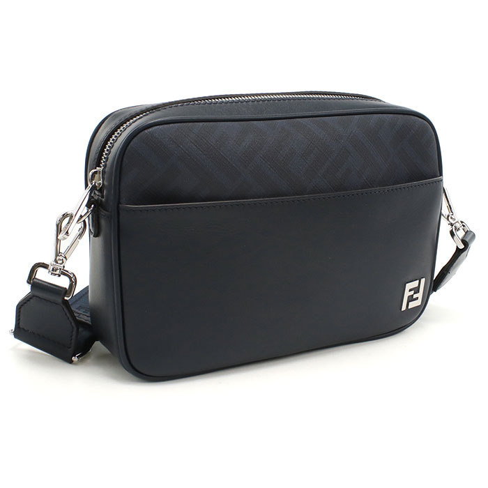 FENDI フェンディ ショルダーバッグ スクエアFF カメラケース 7M0286 AV83 F1MLF メンズ ネイビー