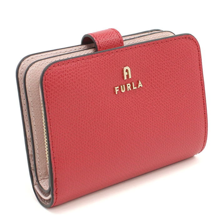 FURLA フルラ 二つ折り財布 小銭入付き WP00315 ARE000 4305S FURLA CAMELIA レディース レッド