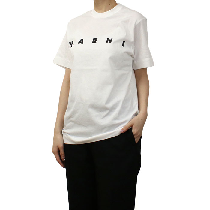 MARNI KIDS マルニ キッズ 半袖 ロゴＴシャツ M002MV M00RF 0M100 レディース ホワイト 大人もOK｜Tricolore ［トリコローレ］ 8,736円