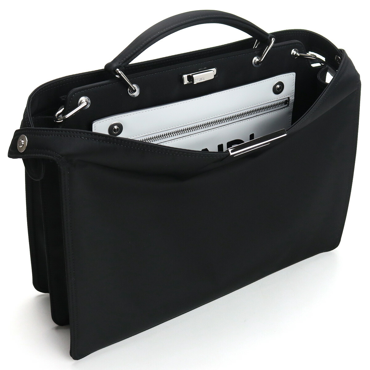 フェンディ Fendi ハンドバッグ ブランド トートバッグ メンズ 7va529 Agqi F0d5a ピーカブー Peek A Boo ブラック Bag 01 至上