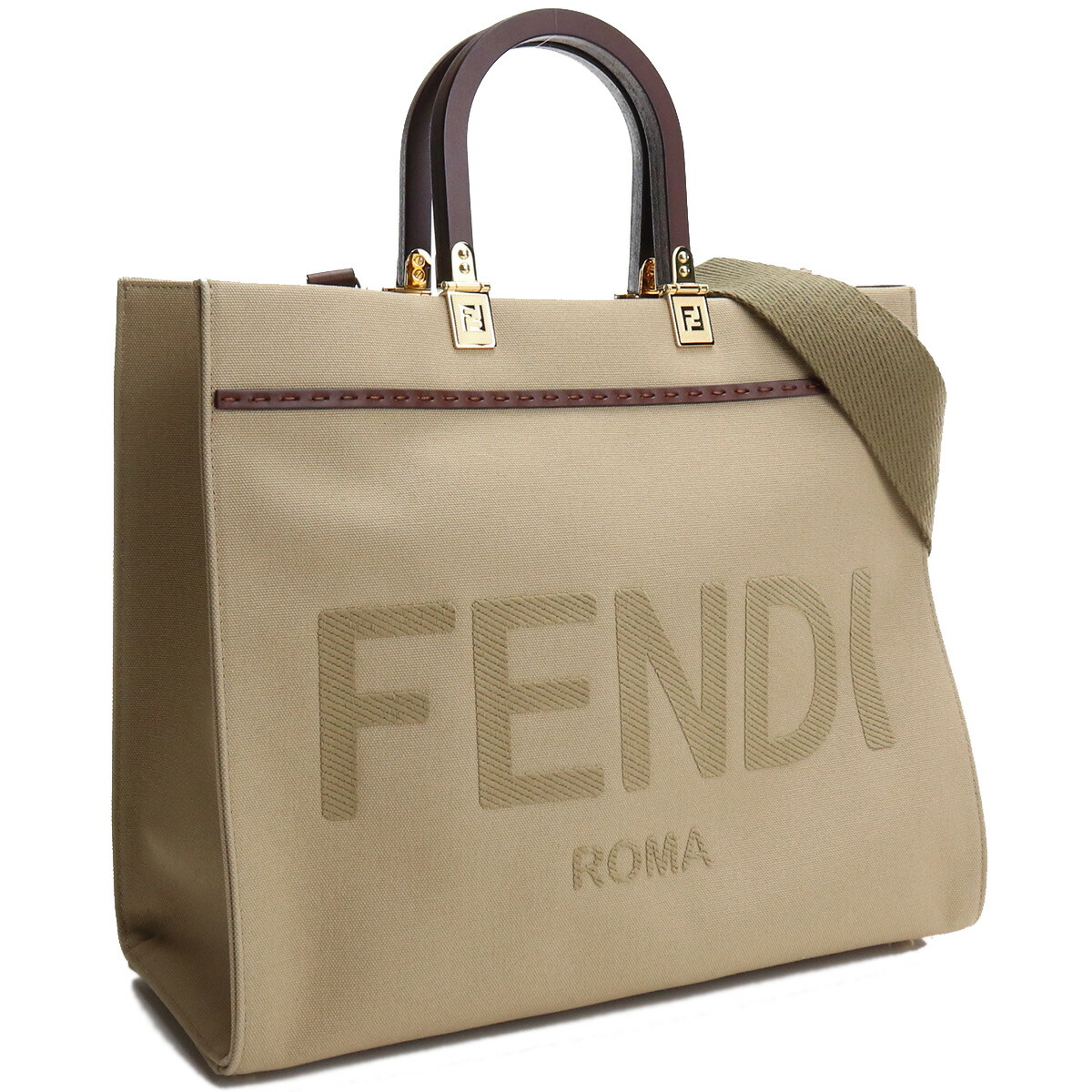 フェンディ Fendi トートカバン ブランドバッグ ブランドロゴタイプ ブランドトートバッグ 2way Sunshine Medium 陽の目 巫子 8bh386 Abvv F1e1a ベージュ系統 Bos 15 Bag 01 Bestglycol Com