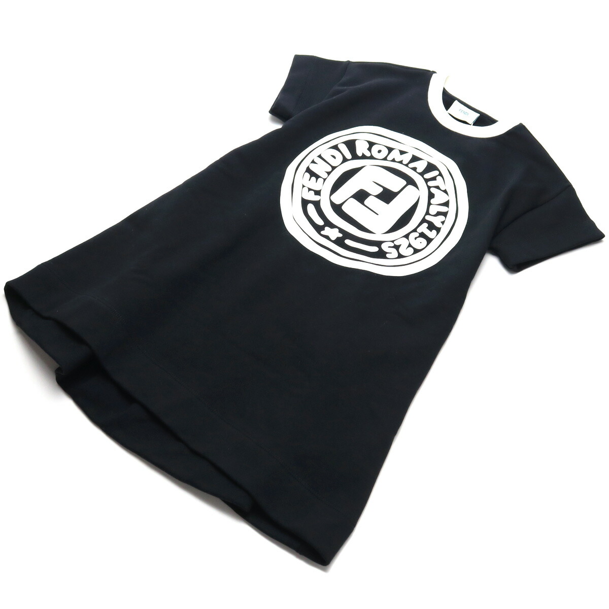 春夏新色 フェンディ Fendi キッズ トップス 女の子 Tシャツ ワンピース ドレス Jfb380 5v0 F0qa1 ブラック Bos 15 Kidsbaby 01 期間限定特価 Www Facisaune Edu Py