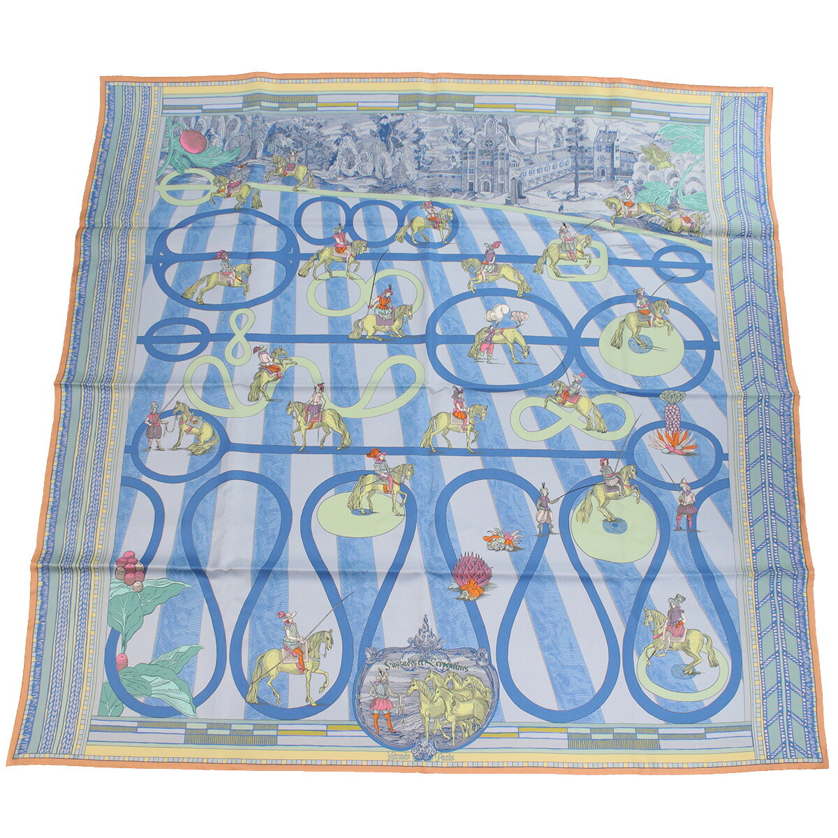 楽天市場】エルメス HERMES Scarf Odyssey twilly オデッセイ