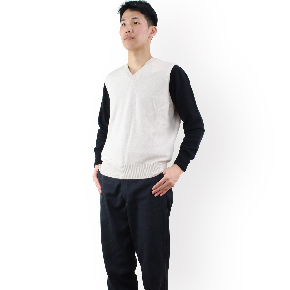 最新入荷 ルナリアカシミア Lunaria Cashmere Model 106 1 ピュアカシミアニット Vネックベストメンズ カラー ベージュ Men S メンズ Ols 4 Apparel 01 大人気新作 Www Fulghum Com