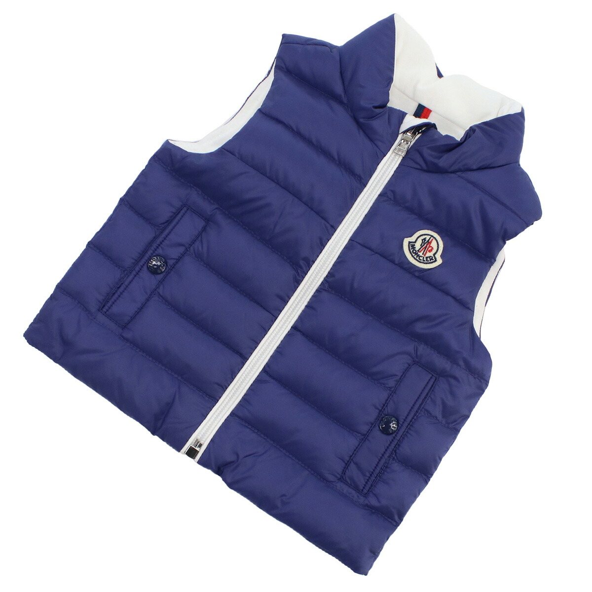 MONCLER ベビー服 ネイビー6/9 68cm MONCLER ベビー服 ネイビー6/9 68cm