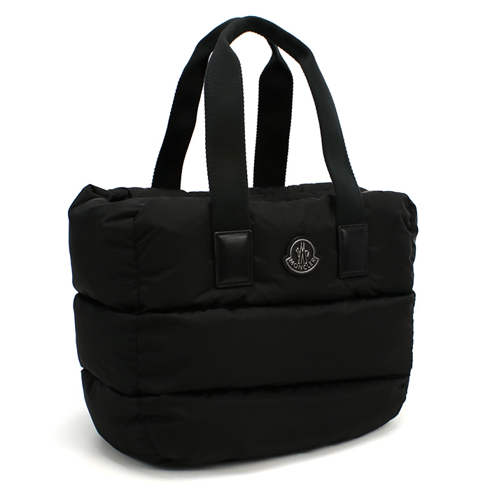 MONCLER Caradocトートバッグ ナイロン ロゴパッチ付 関税送料込 MONCLER モンクレール Caradoc ナイロントートバッグ (MONCLER