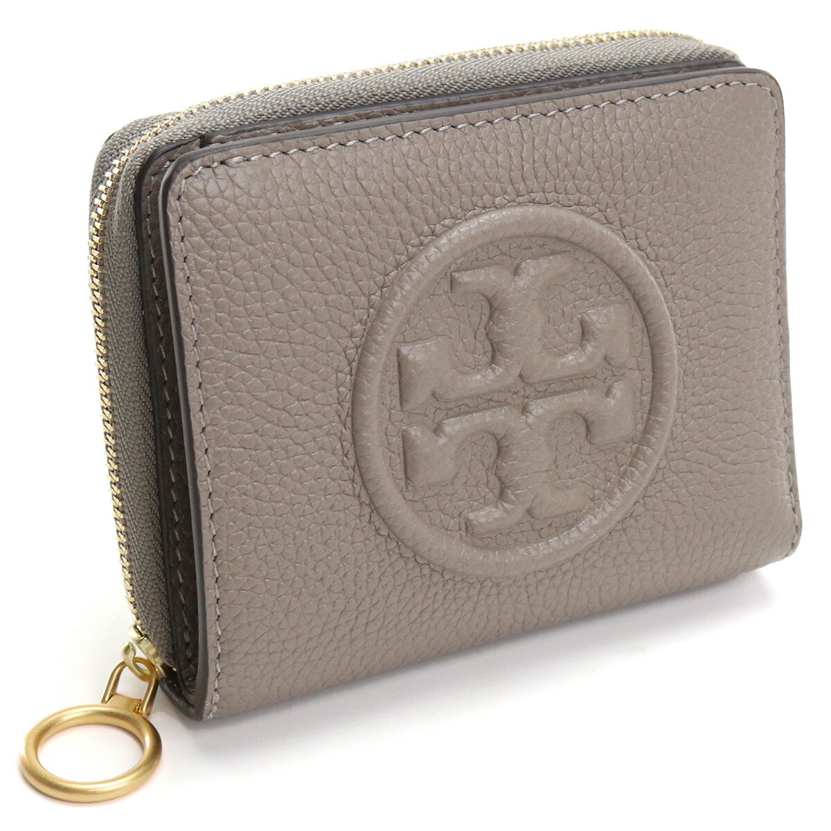 トリーバーチ Tory Burch Perry 2つ折り銭入 銘柄財布 ブランドミニ財布 コンパクト財布 ミニ財布 0 Gray Heron 灰色血筋 Gsw 2 Inebe Com Ge