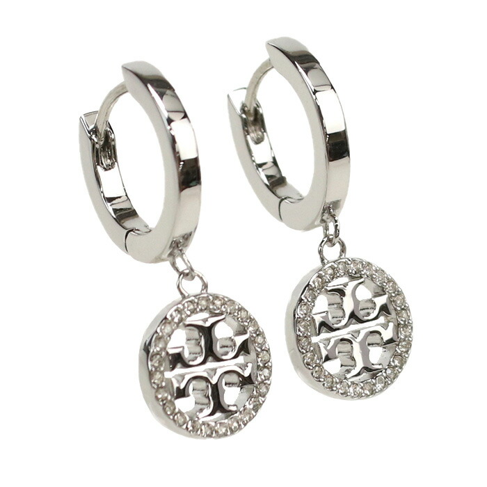 Tory Burch MILLER HUGGIE HOOP ピアス レディース 143786-720 TORY BURCH MILLER HUGGIE HOOP EARRINGS 143786-720 Women's