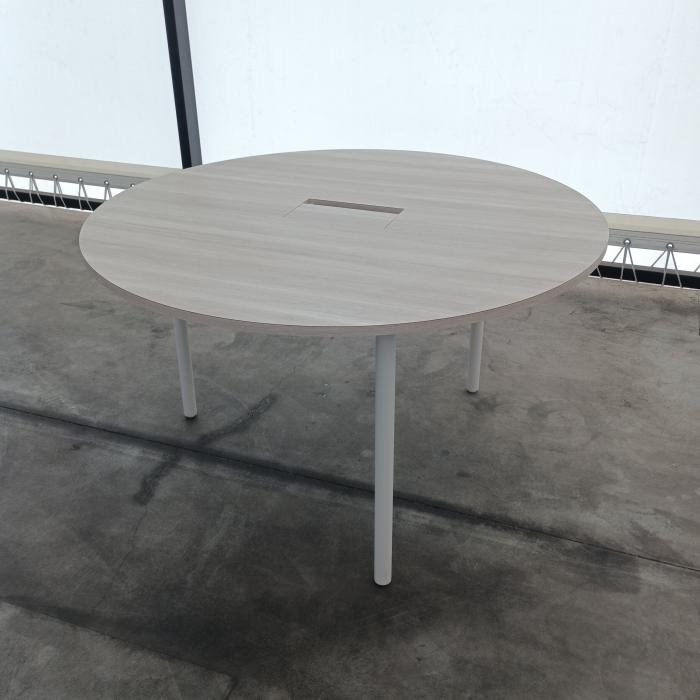 丸テーブル ベージュ 中古クリーニング済み