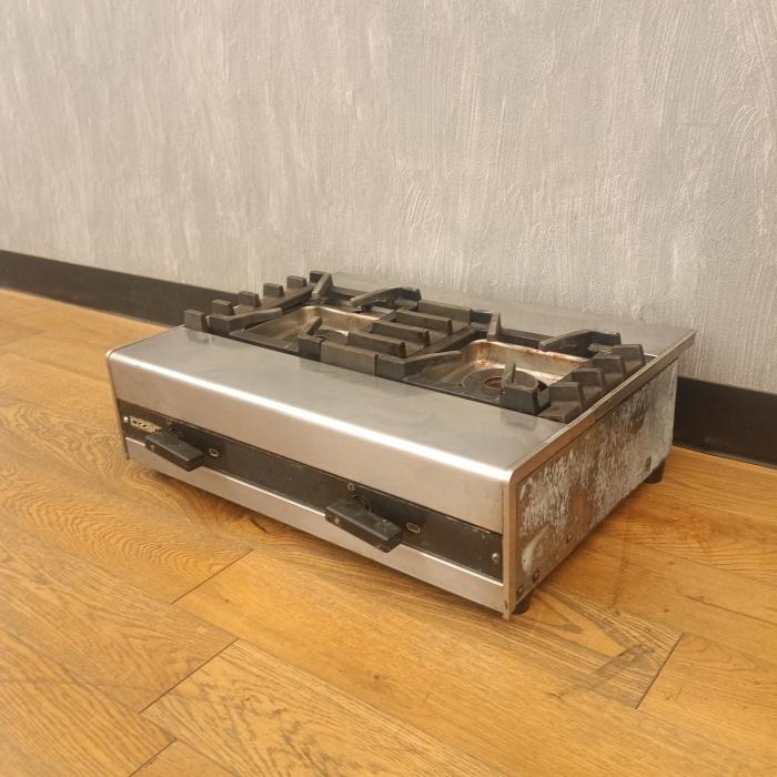 OZAKI ガスコンロ ガスコンロ グレー 中古クリーニング済み｜中古オフィス家具　リサコ