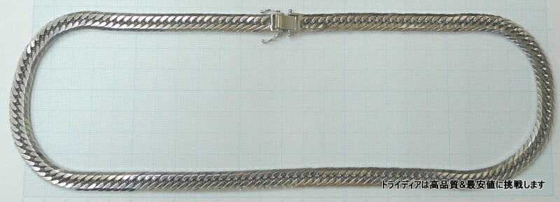 【レビューキャンペーン対象】 プラチナ 850 喜平 ネックレス チェーン 150g 60cm 8面トリプル 幅8.5mm 造幣局検定付 中折 メンズ レディース キヘイ kihei 白金 国産 アクセサリー