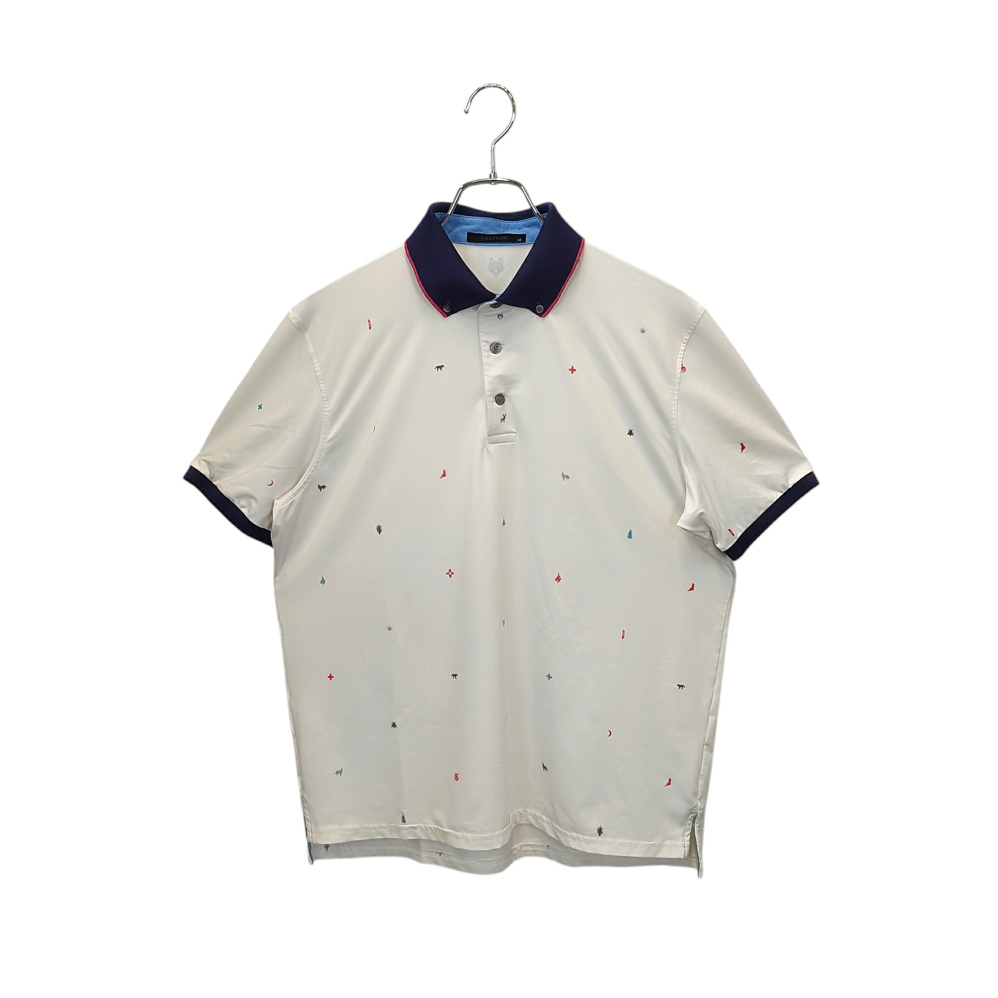 NO COFFEE x CLUBHAUS 半袖モックネックシャツ clubhaus NO COFFEE NO GOLF モックネック 半袖 ノーコーヒー