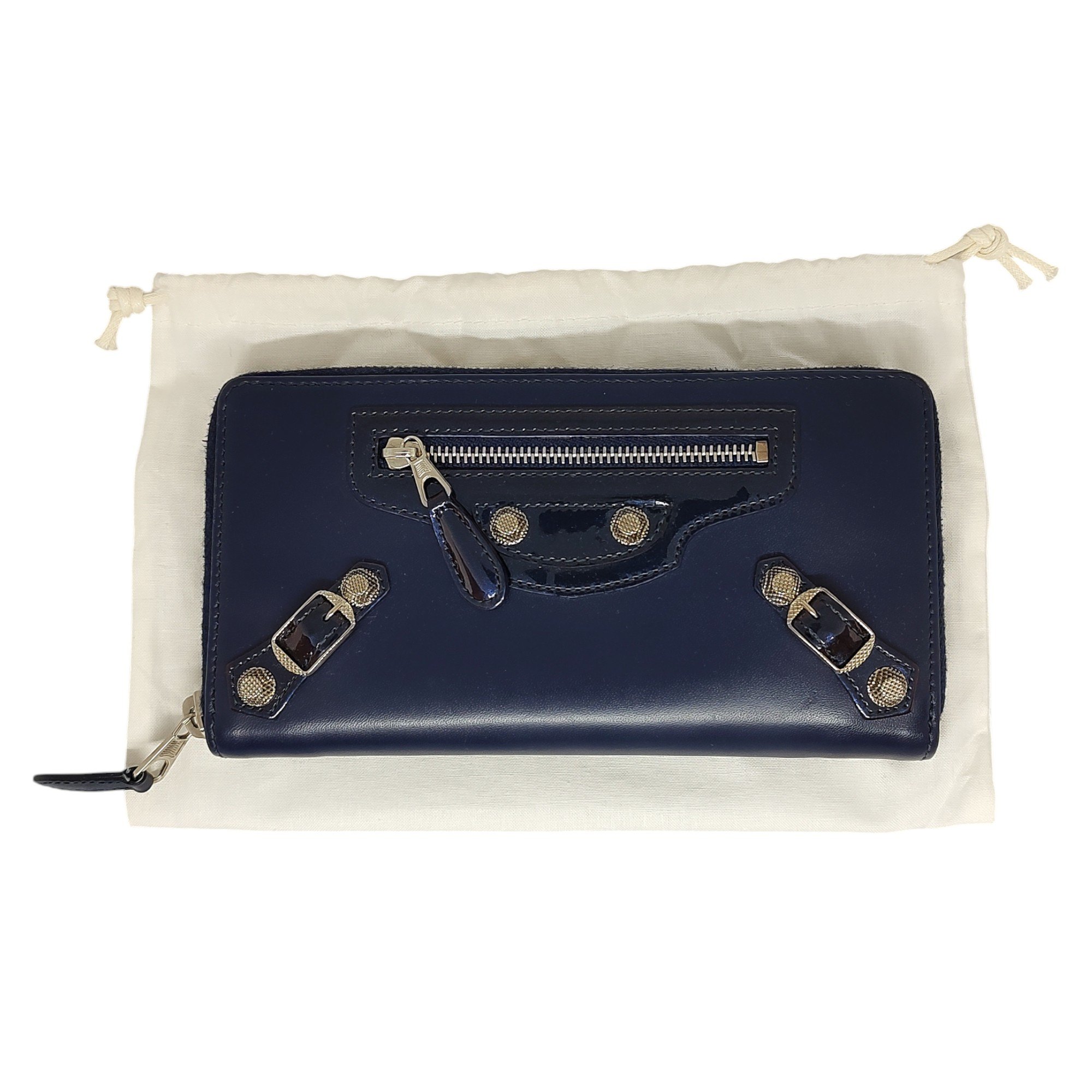 楽天市場】【中古】 BALENCIAGA バレンシアガ レザーラウンドジップ