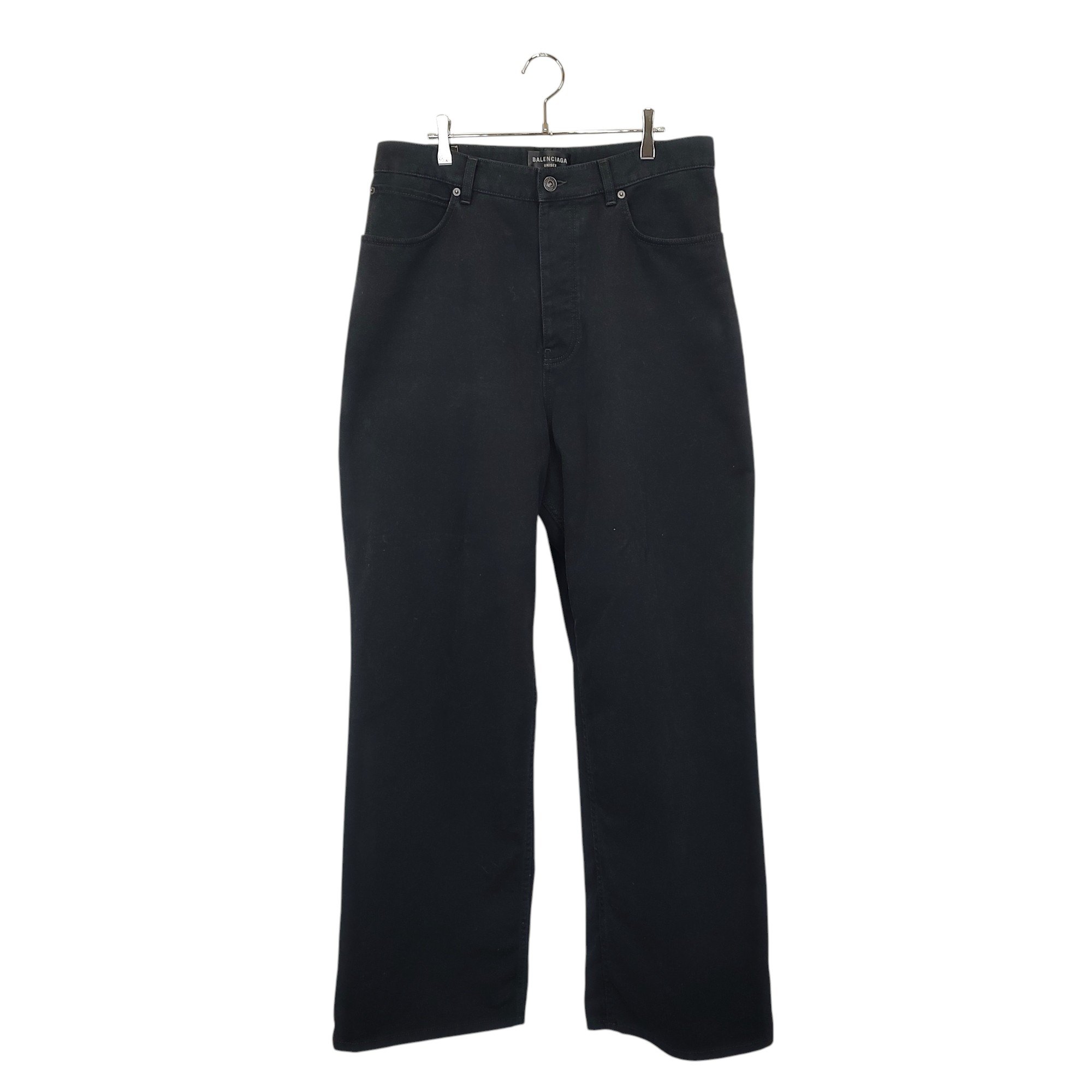 【美品】BALENCIAGA　ロカビリー デニムパンツ　クロップド　大きいサイズ 美品】BALENCIAGA ロカビリー デニムパンツ クロップド 大きい
