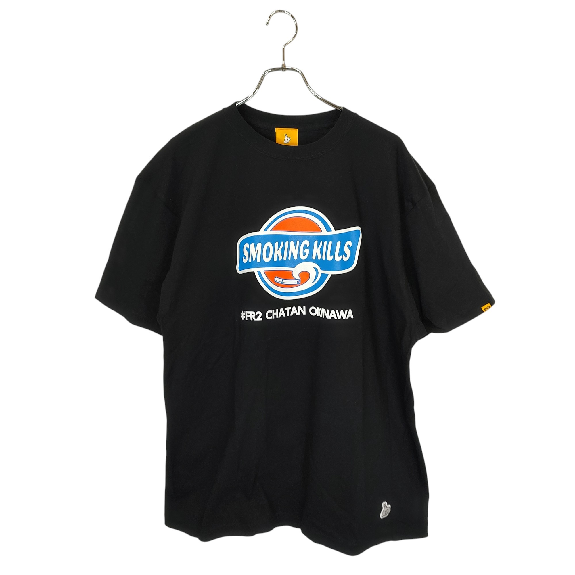 楽天市場】FR2 Smoking Kills プリント Tシャツ M オレンジ エフ