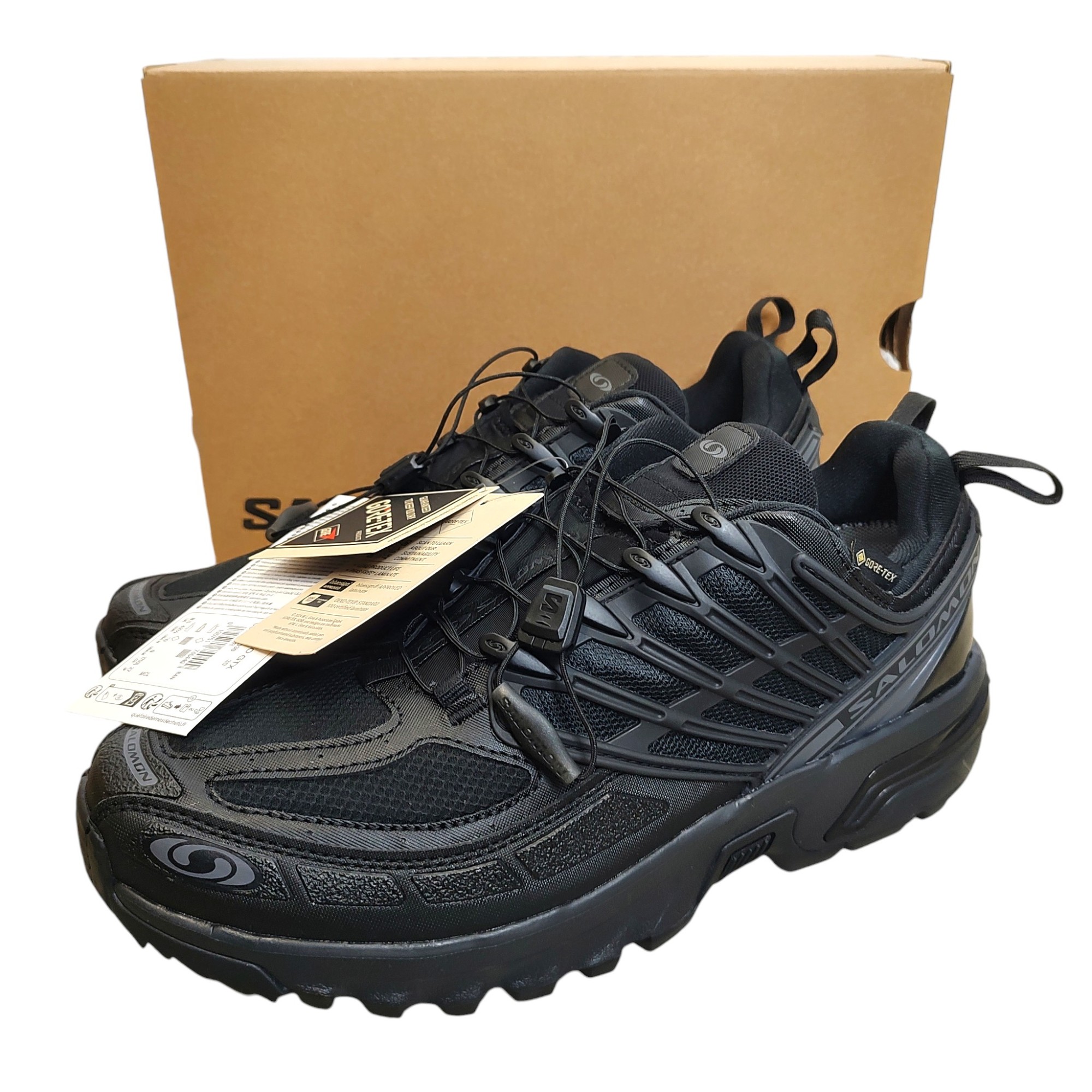 【楽天市場】【中古】SALOMON サロモン ACS PRO GTX スニーカー 475994 27.5 ブラック メンズ：TRIGGER 楽天市場店