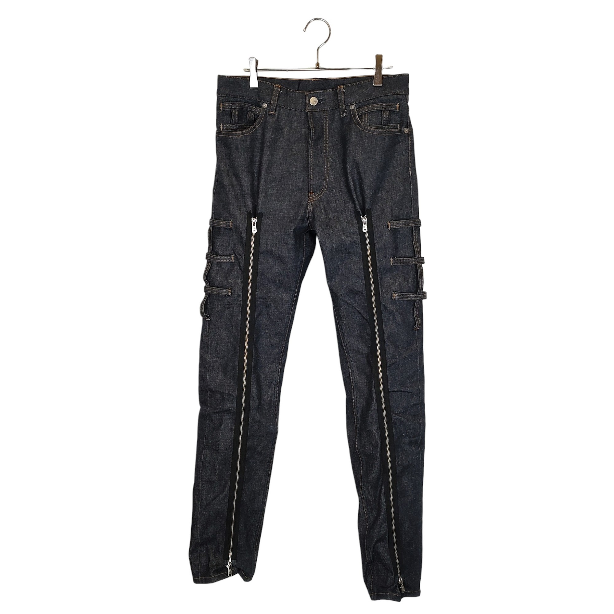 ソロイスト　スキニージーンズ　ブラックデニム　Soloist 30 星刺繍 ソロイスト スキニージーンズ ブラックデニム Soloist 30 星刺繍