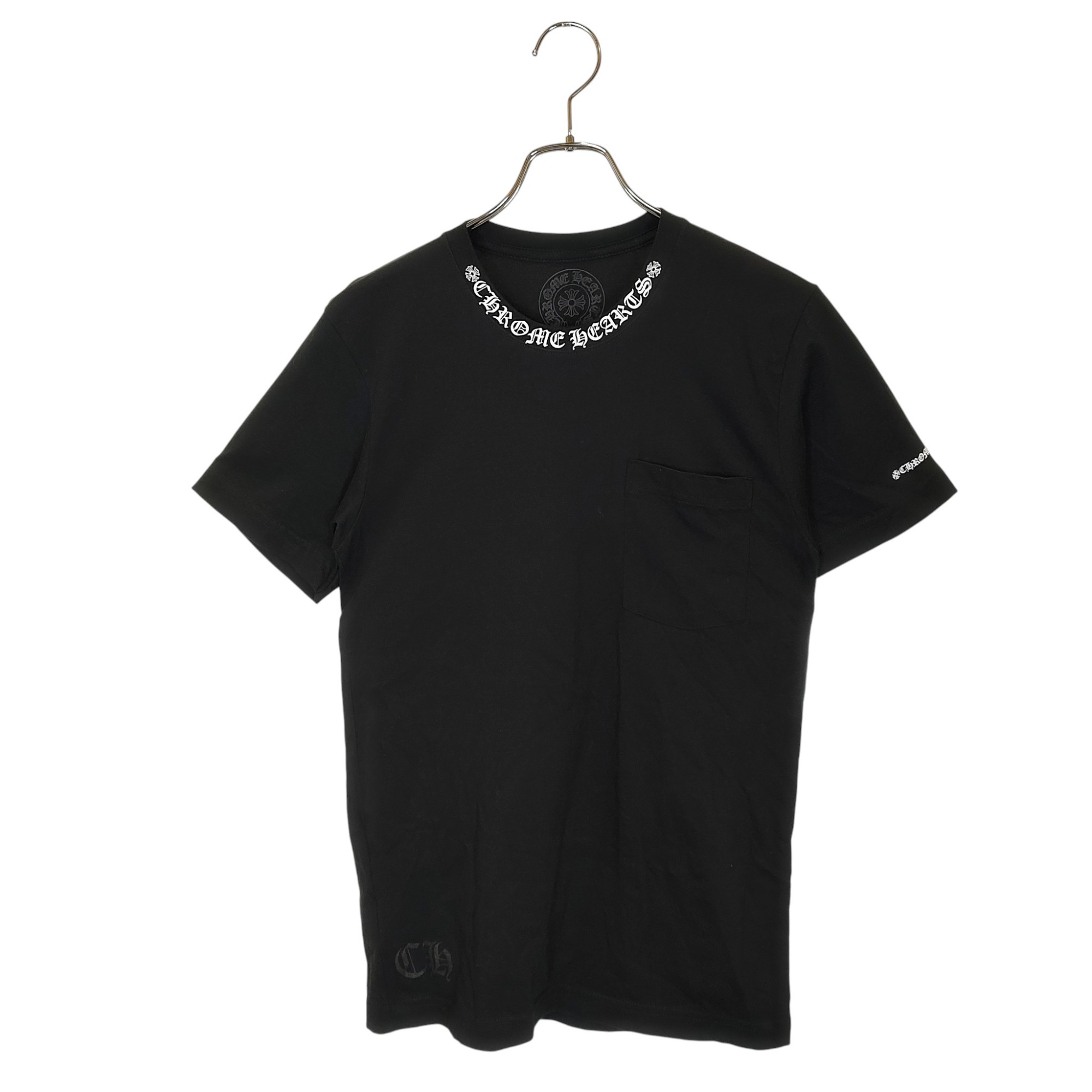 【試着のみ極美品】CHROME HEARTS USA黒 Tシャツ 半袖　S/M 楽天市場】CHROME HEARTS HALF SLEEVE T-SHIRT LOGO クロムハーツ 半袖
