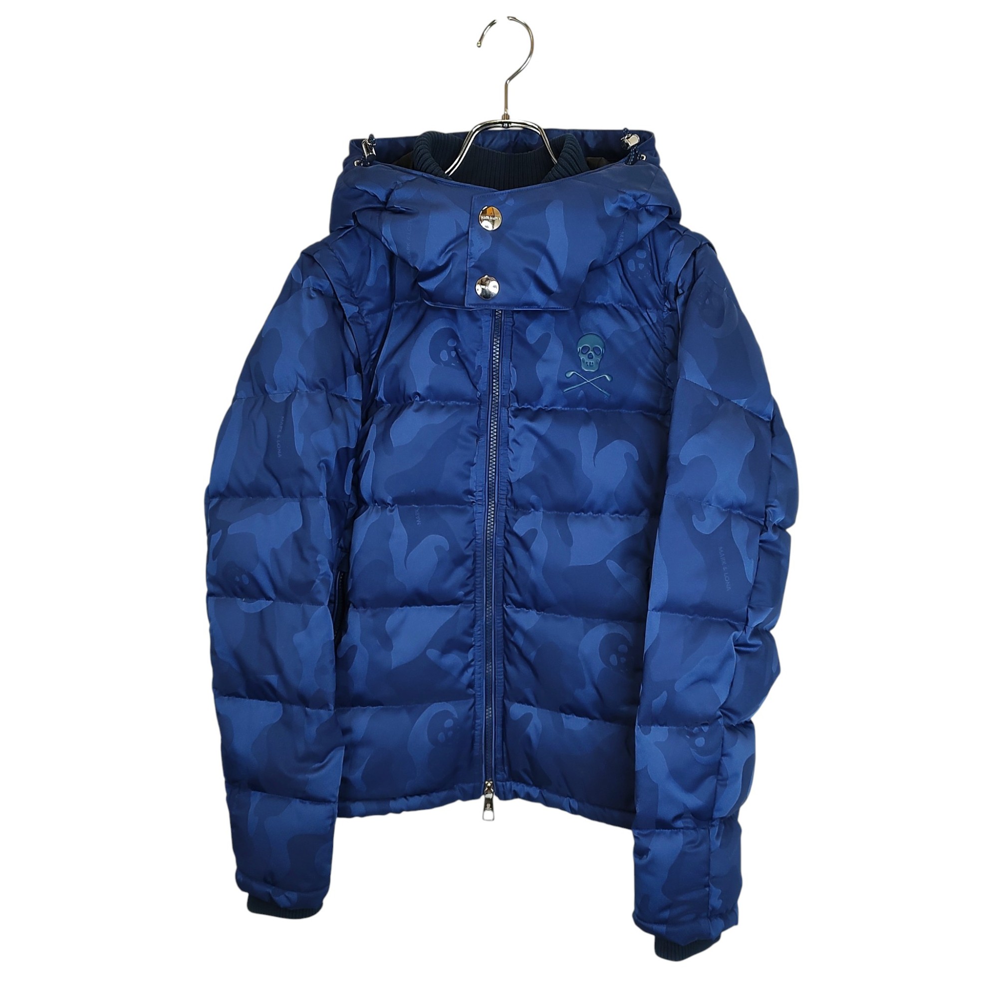 楽天市場】【美品】マークアンドロナ 2WAYダウンジャケット カーキ