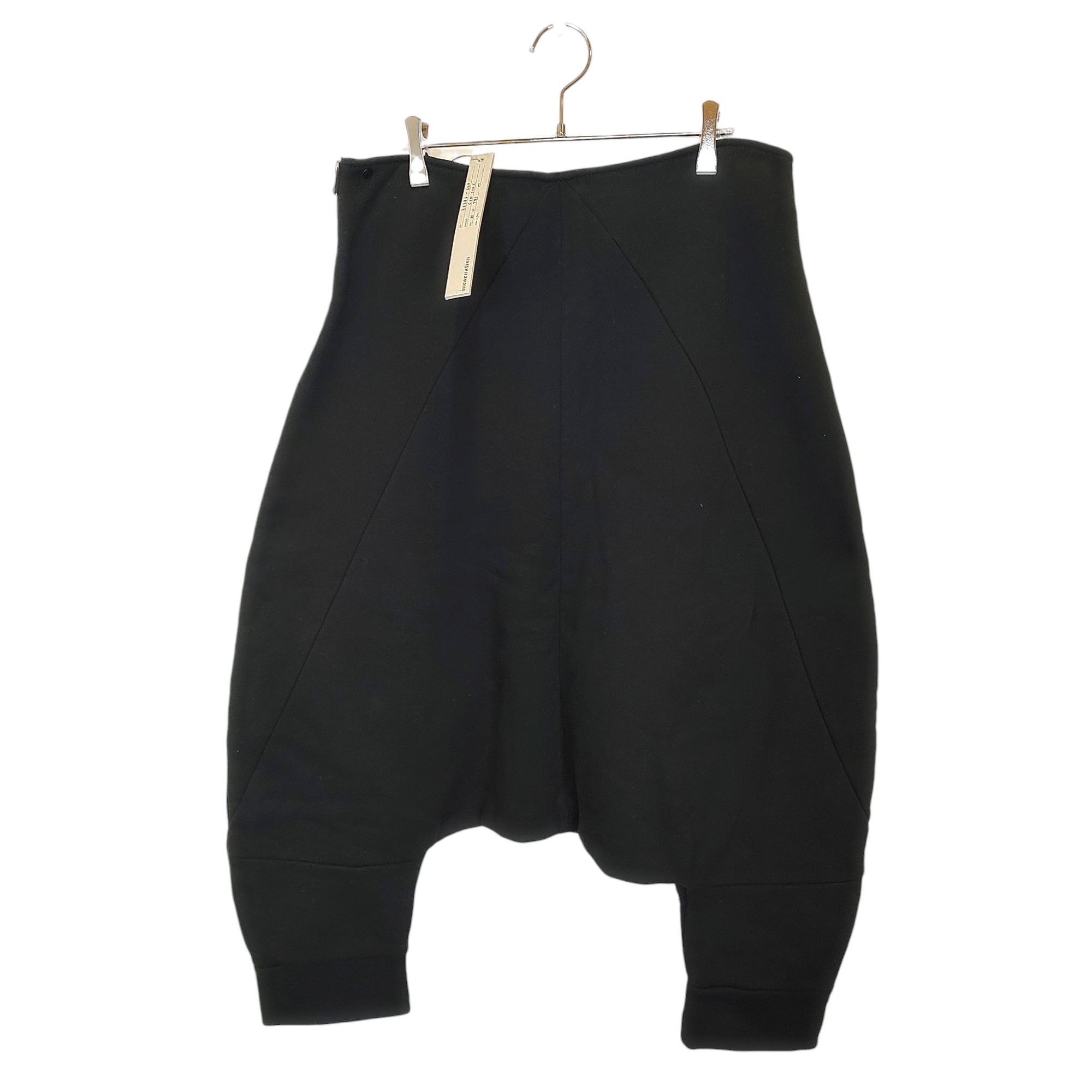 【中古】incarnation インカネーション SWEATPANTS SARROUEL 流汗 サルエルパンツ 32386-620 M 黒いこと メンズ