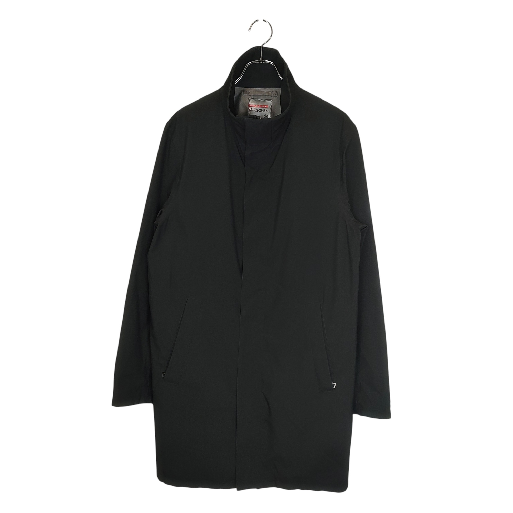 【中古】PRADA プラダ ナイロン コート SGH548 S132 1CAH 50 ブラック メンズ｜TRIGGER 店