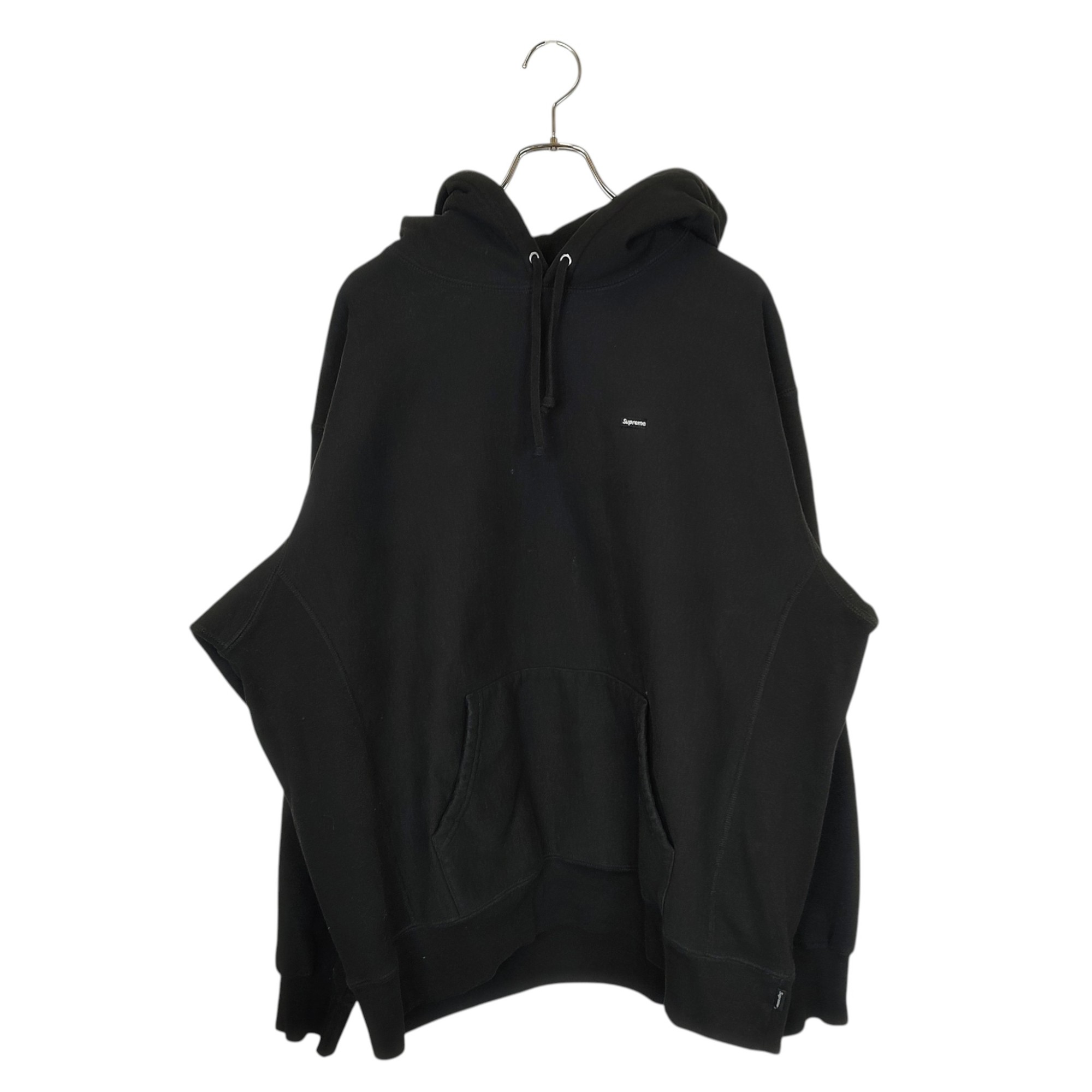 【中古】Supreme シュプリーム Small Box Hooded Sweatshirt スモール ボックスロゴ プルオーバー パーカー XL ブラック メンズ