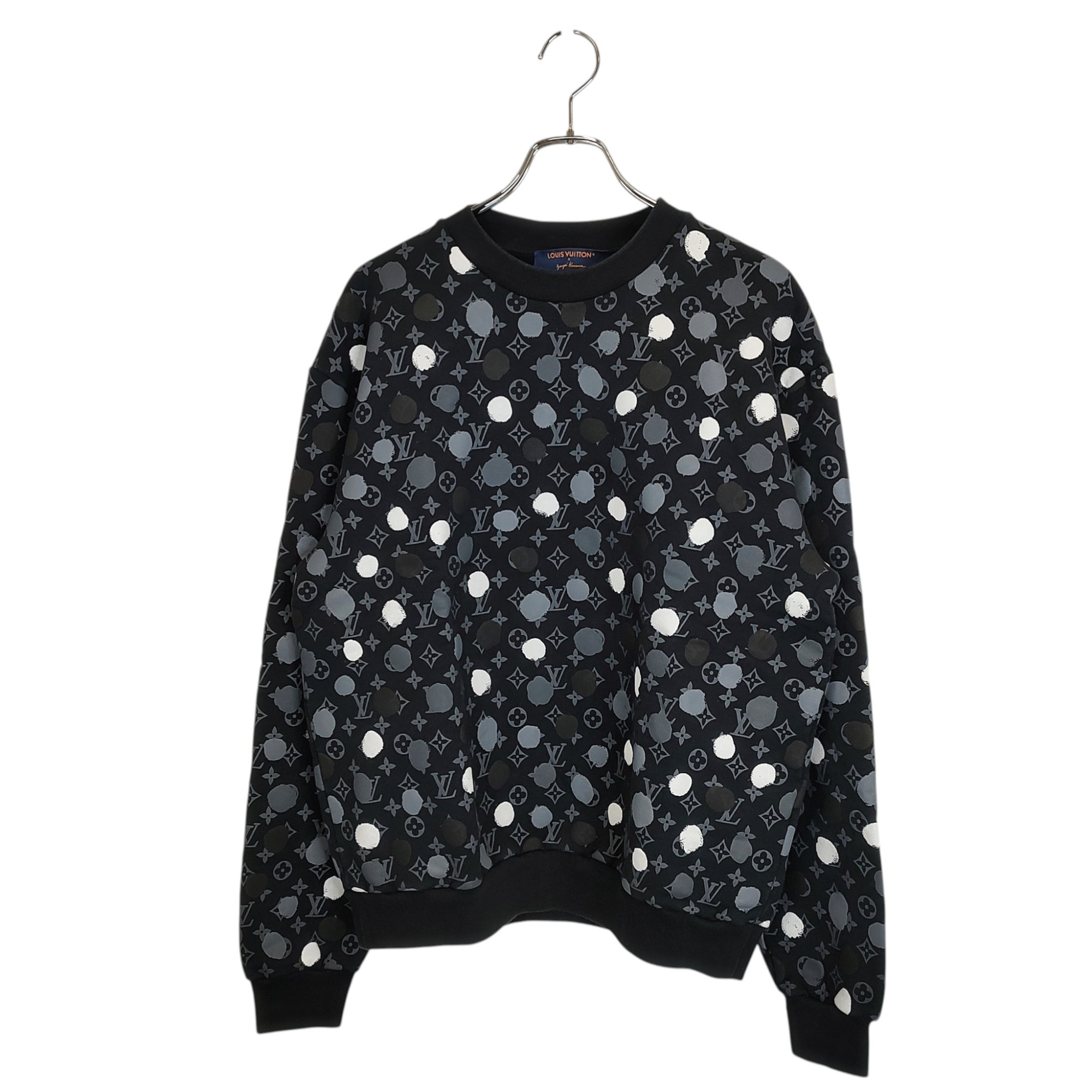 【中古】LOUIS VUITTON ルイ・ヴィトン x YK YAYOI KUSAMA 草間 彌生 一点 モノグラム 汗水 調教師 RM231H IHN HOY26W L 黒いこと/薄墨色 メンズ