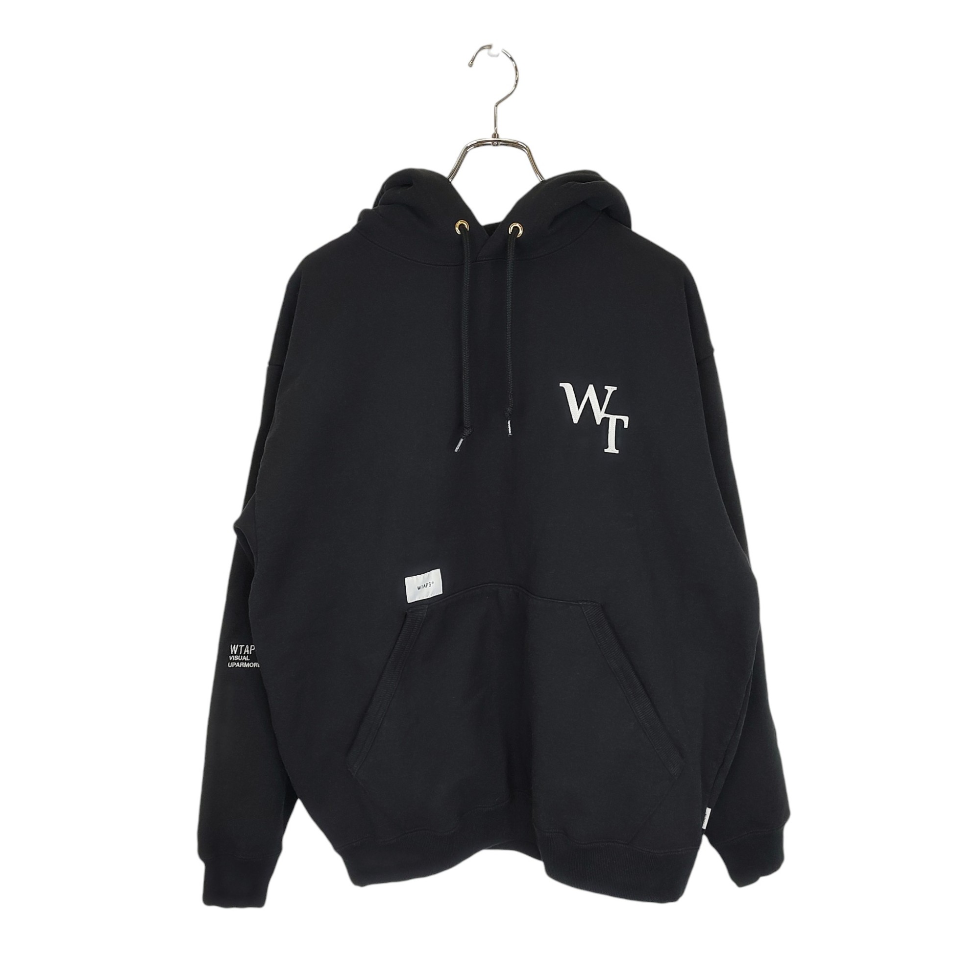【中古】WTAPS ダブルタップス 26SS ACADEMY HOODY ティーシャツ パーカー 261ATDT-CSM05 04 XL 黒いこと メンズ パーカー-トップス
