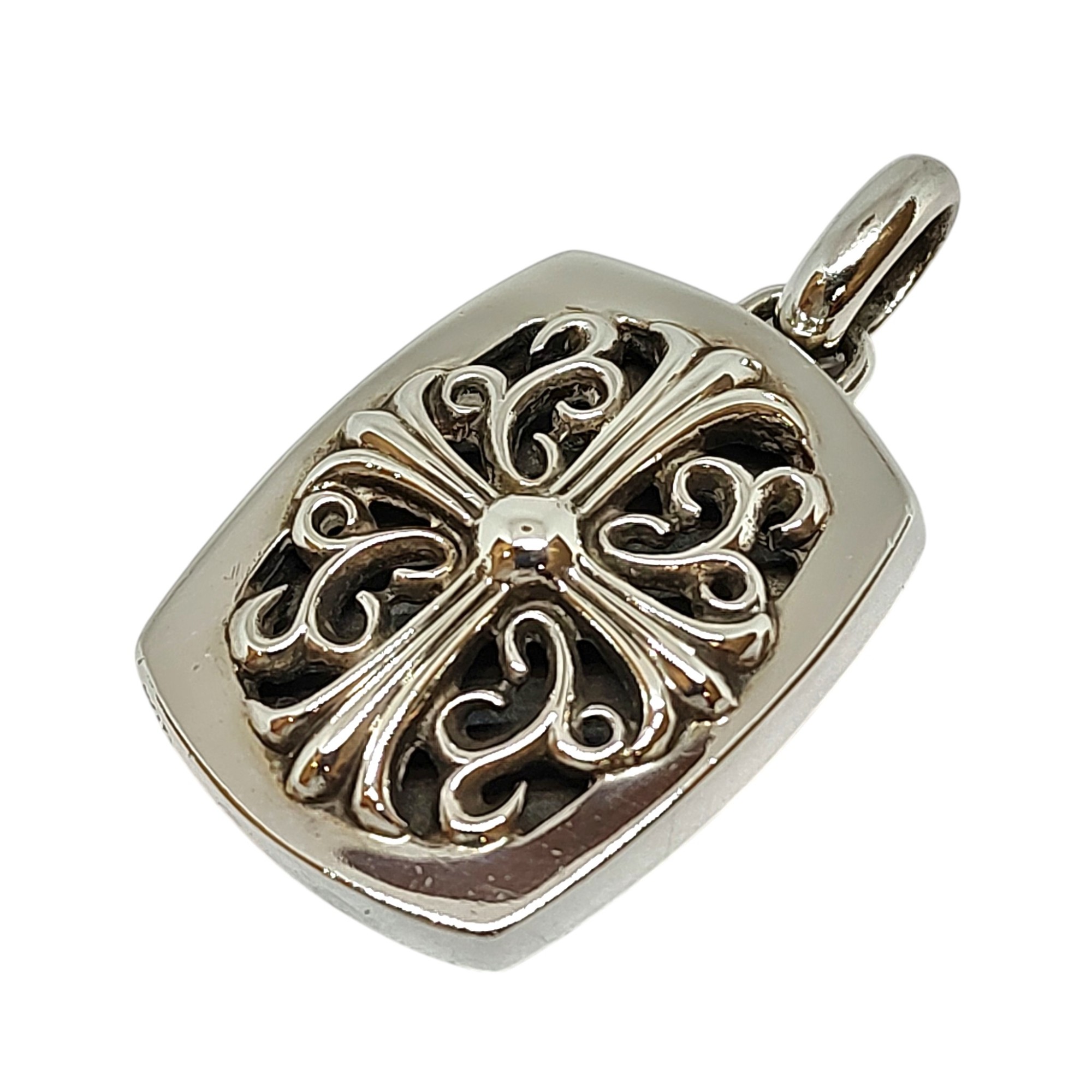 【中古】Chrome Hearts クロムハーツ KEEPER PENDANT GK シャンデリヤ いの一番  勘定書き物真似 F しろがね色 メンズ