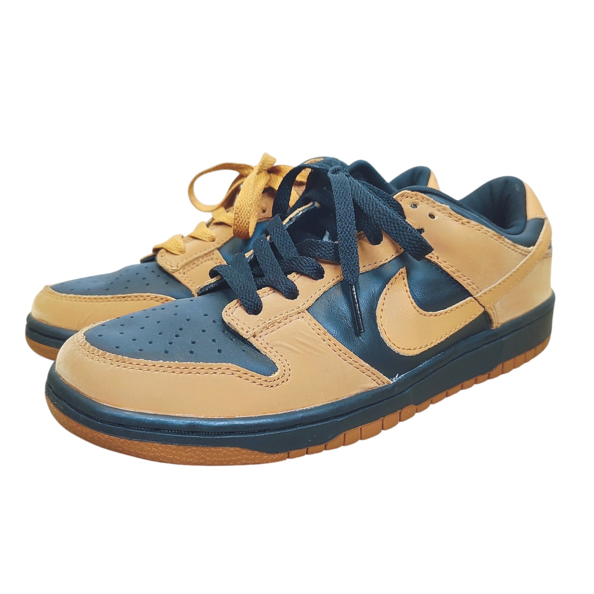 【中古】NIKE ナイキ 2003年製DUNK LOW スニーカー 304714-221 26.5 赤銅色×黒いこと メンズ