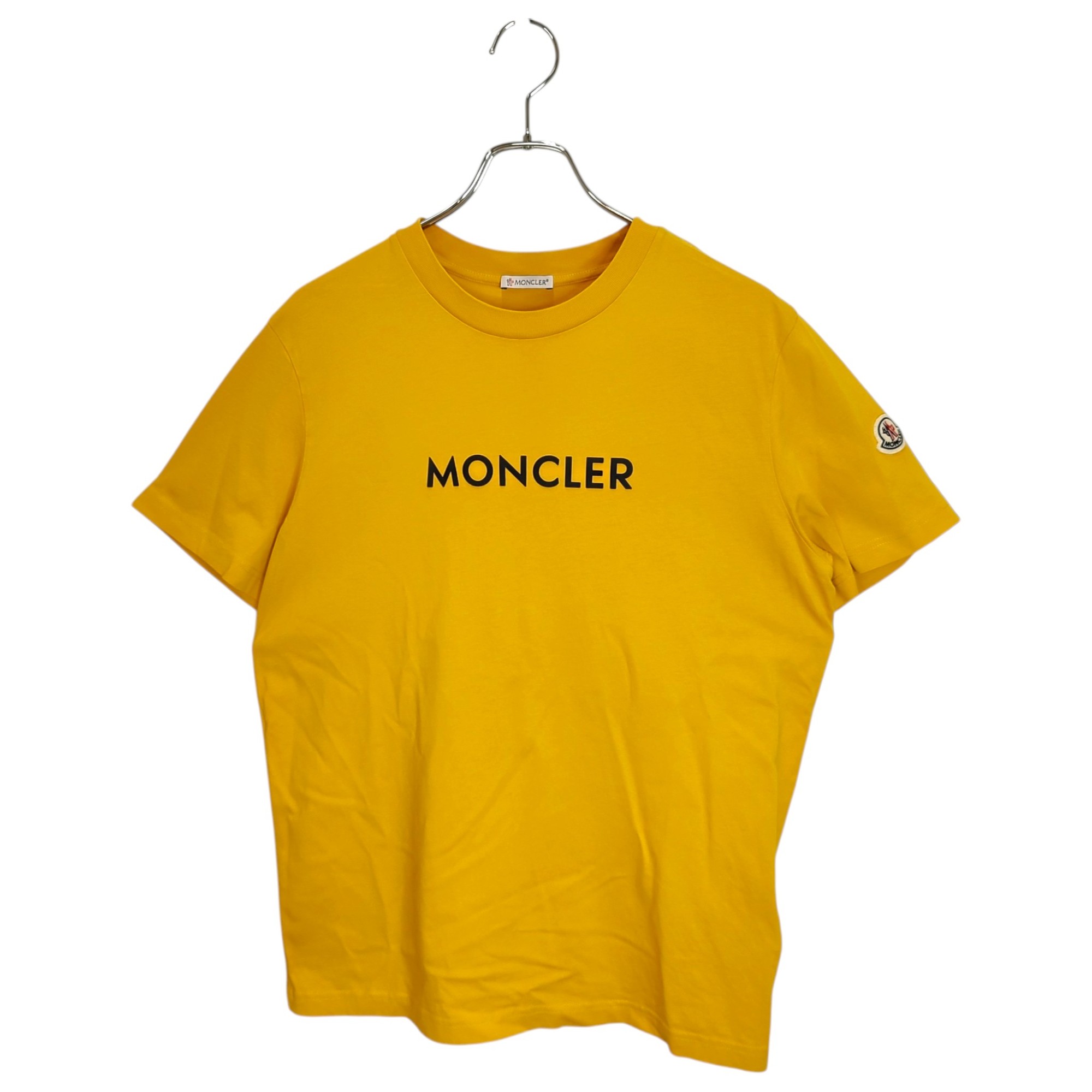 【中古】MONCLER モンクレール 24SS S/S T-SHIRT 半袖 Tシャツ J20918C00034 89AJS L イエロー メンズ｜TRIGGER 店 15,303円