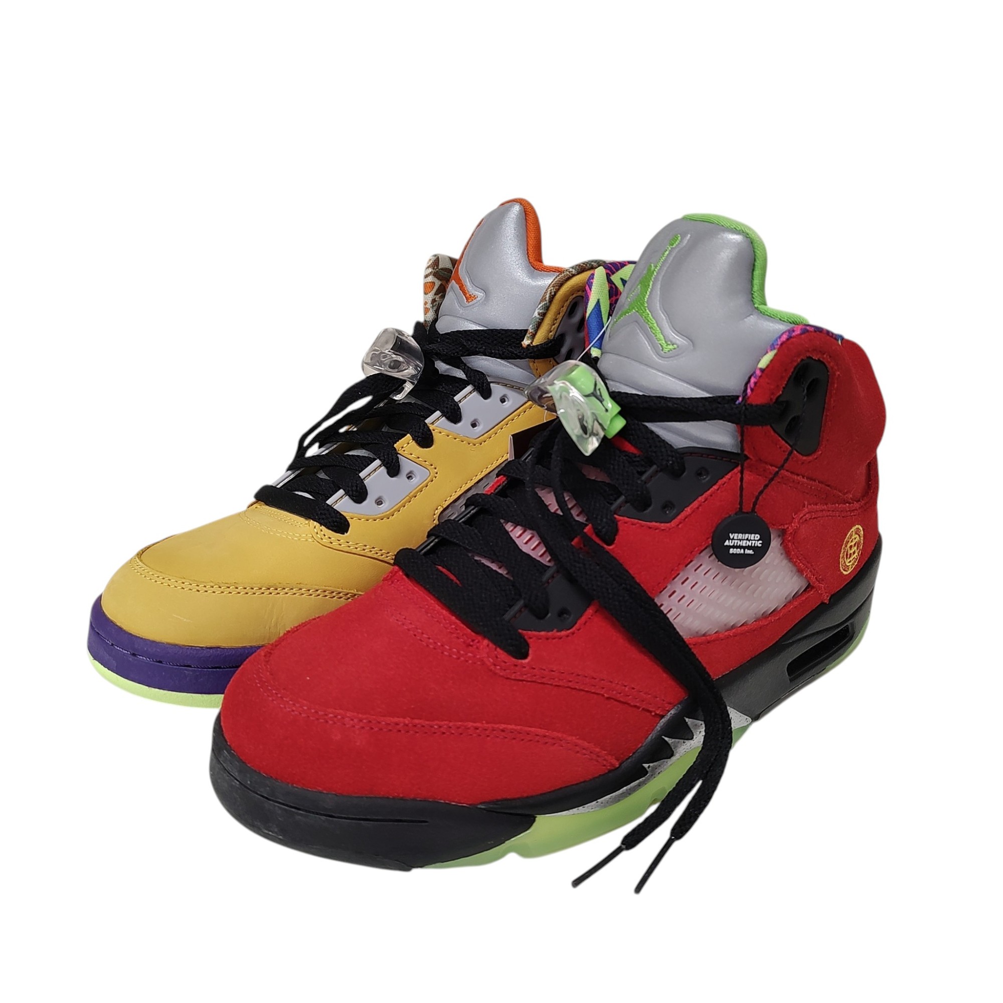 【中古】NIKE ナイキ Air Jordan 5 What The スニーカー CZ5725-700 26.5 マルチ メンズ