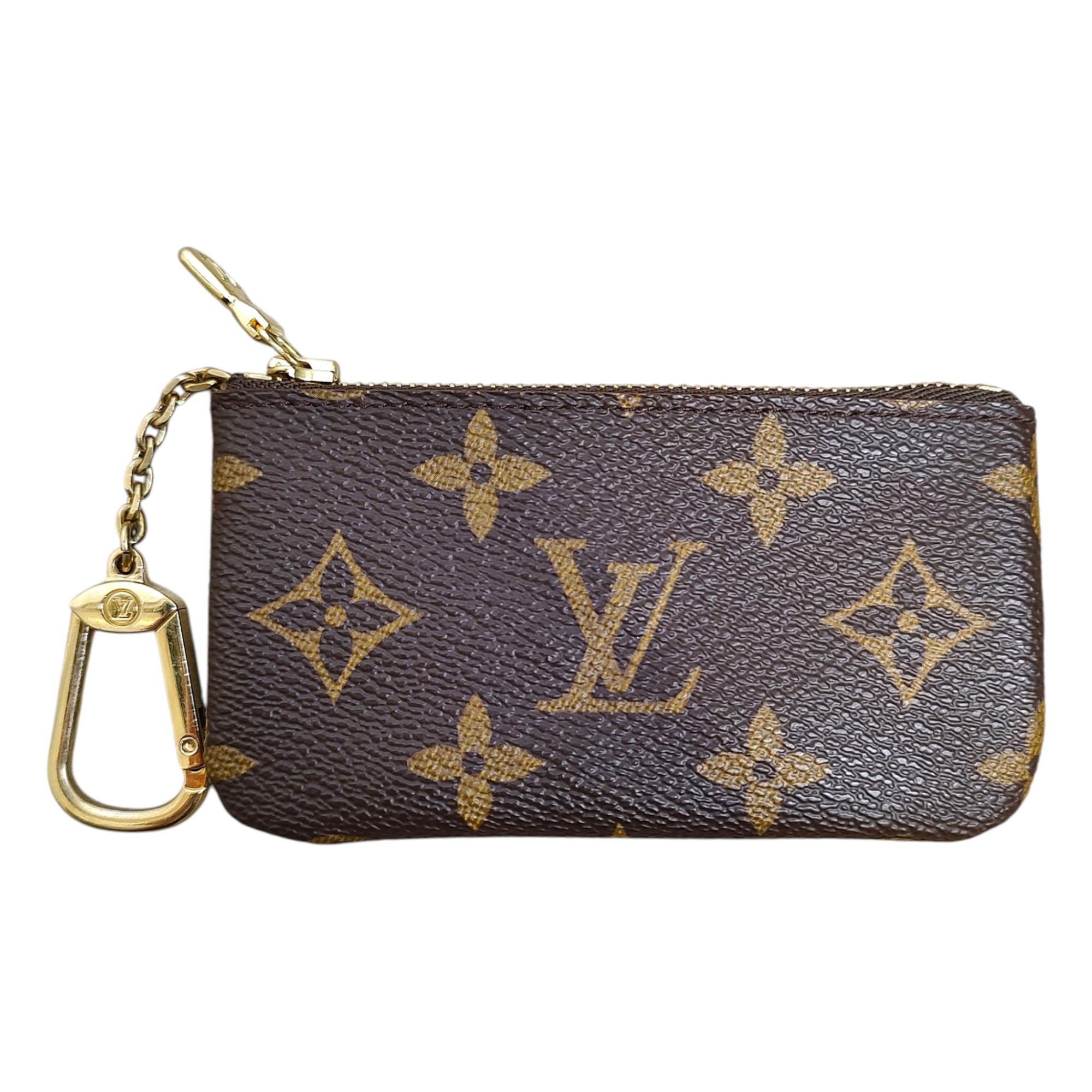 【中古】LOUIS VUITTON ルイ・ヴィトン モノグラム ポシェット クレ 鋳貨 歌留多 手当たり容れもの M62650 F 赤銅色/ゴールド ユニ一発やる