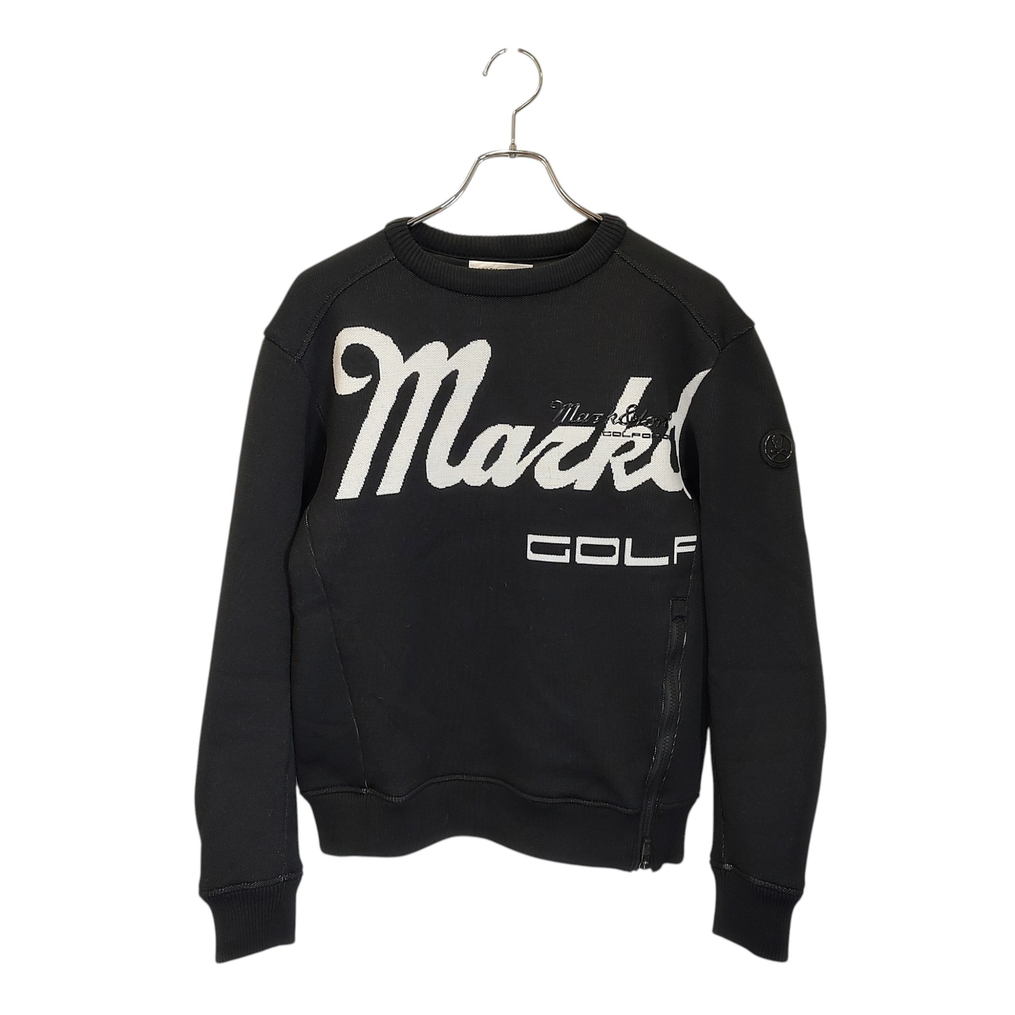 【中古】MARK&LONA マークアンドロナ ゴルフ 22AW Knitted Snead Jacketニット スニードジャック MLM-2D-AB34 46 ブラック メンズ｜TRIGGER 店