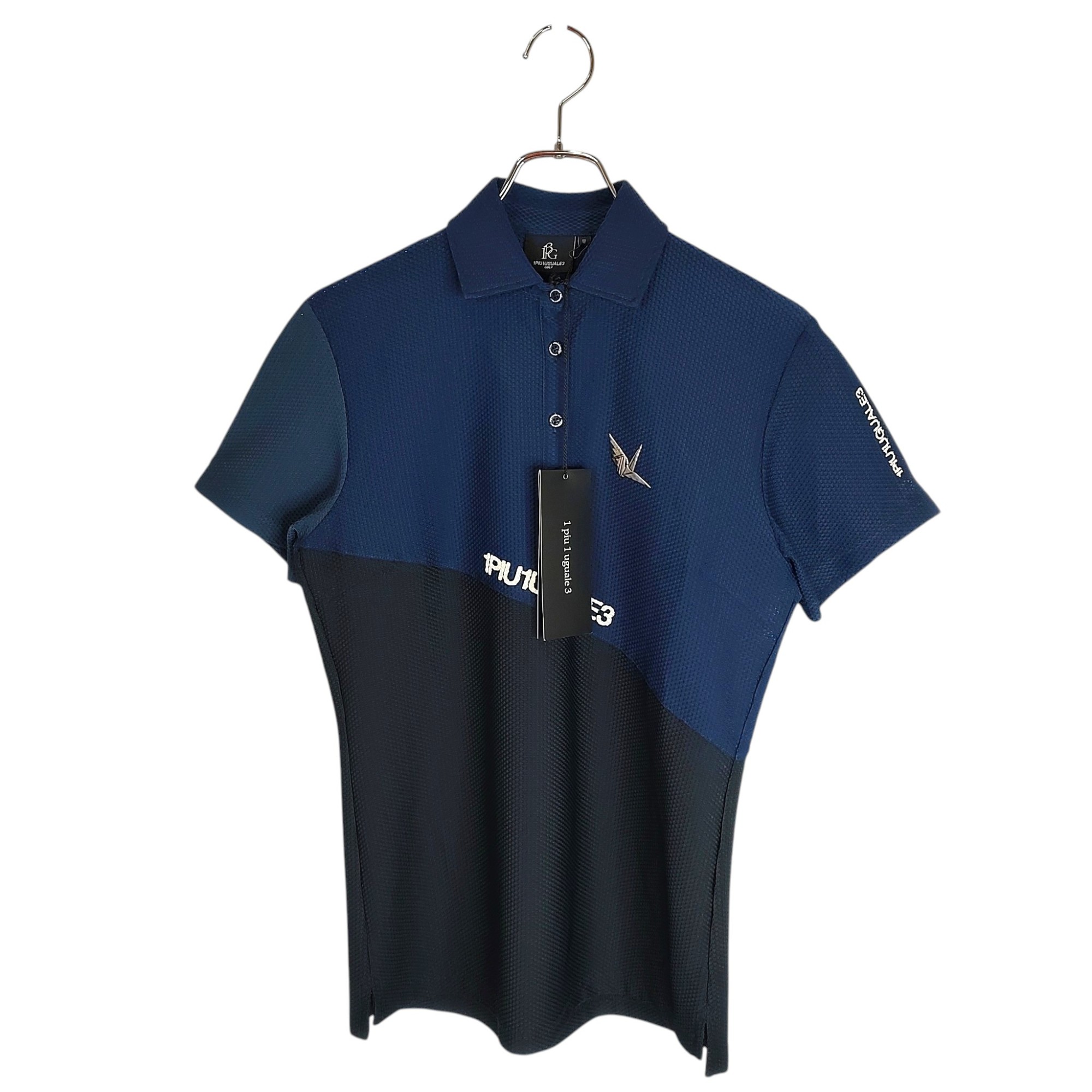 【中古】1PIU1UGUALE3 GOLF ウノピゥウノウグァーレトレ ゴルフ 24SS 半袖 スポーツシャツ GST192-POE488 3 L 米国海軍 レディース