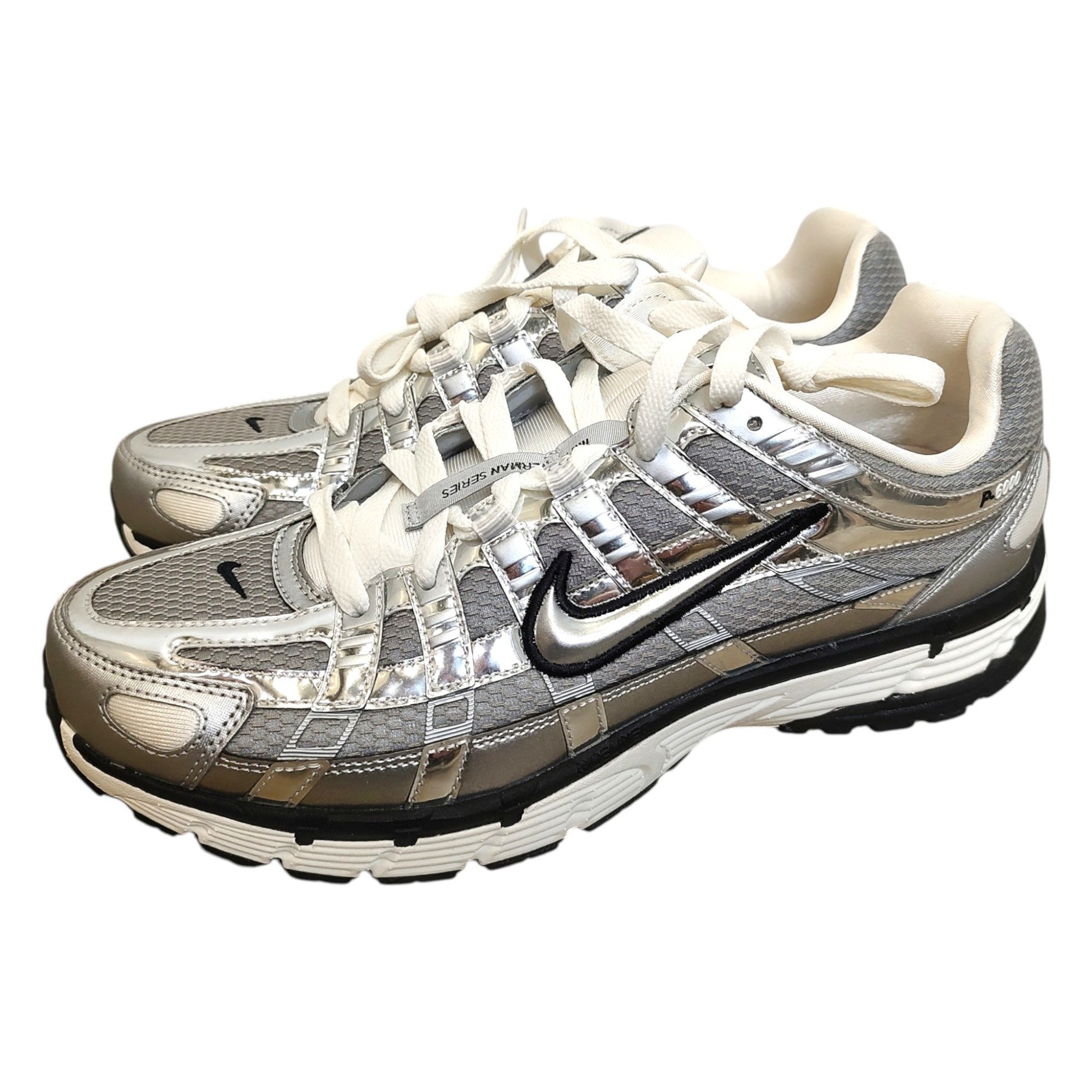【中古】NIKE ナイキ P-6000 ローカット スニーカー CN0149-001 US10.5 28.5cm シルバー メンズ|TRIGGER 店