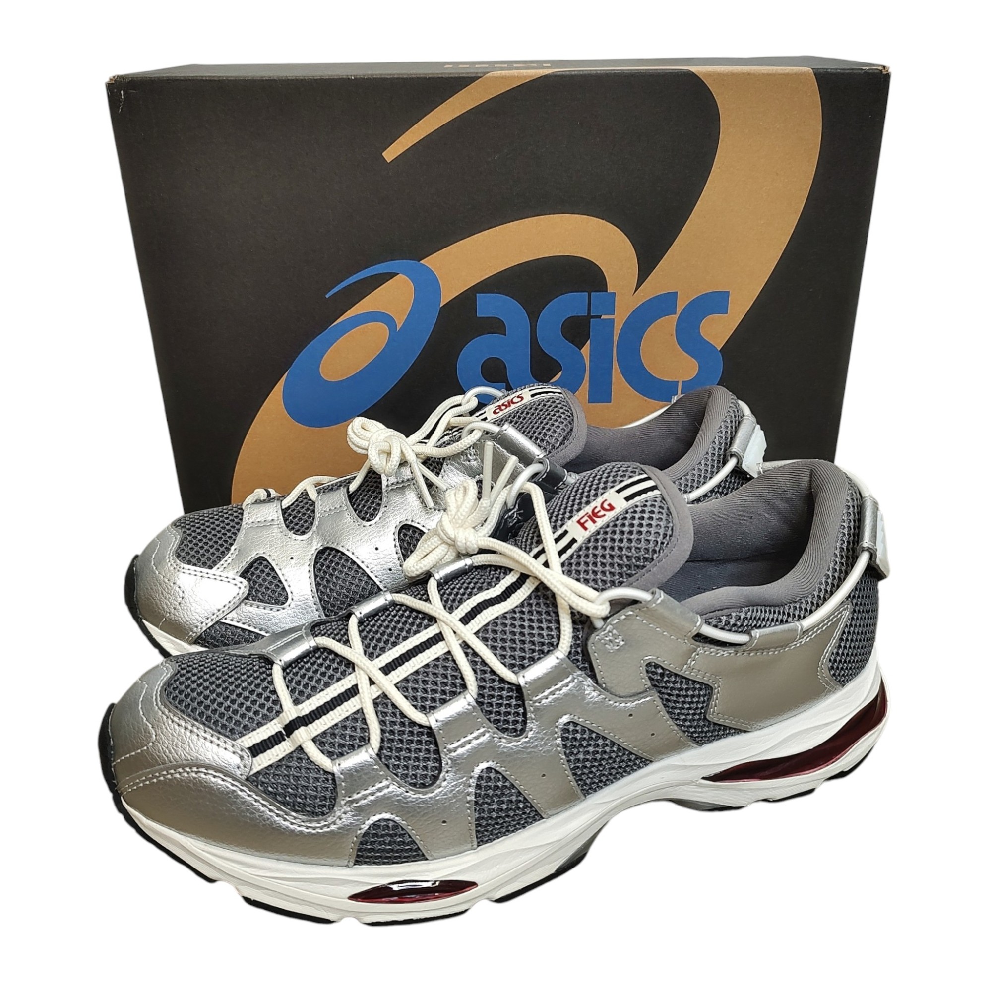 【中古】ASICS アシックス × KITH Ronnie Fieg Gel-Mai 0.1 ローカット スニーカー 1203A907 US11 28.5cm グレー メンズ|TRIGGER 店